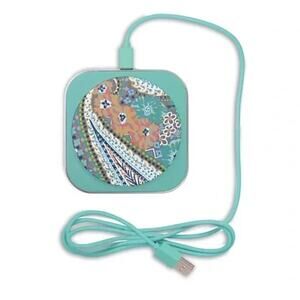 Vera Bradley Open Box Charging Pad Citrus Paisley Pattern